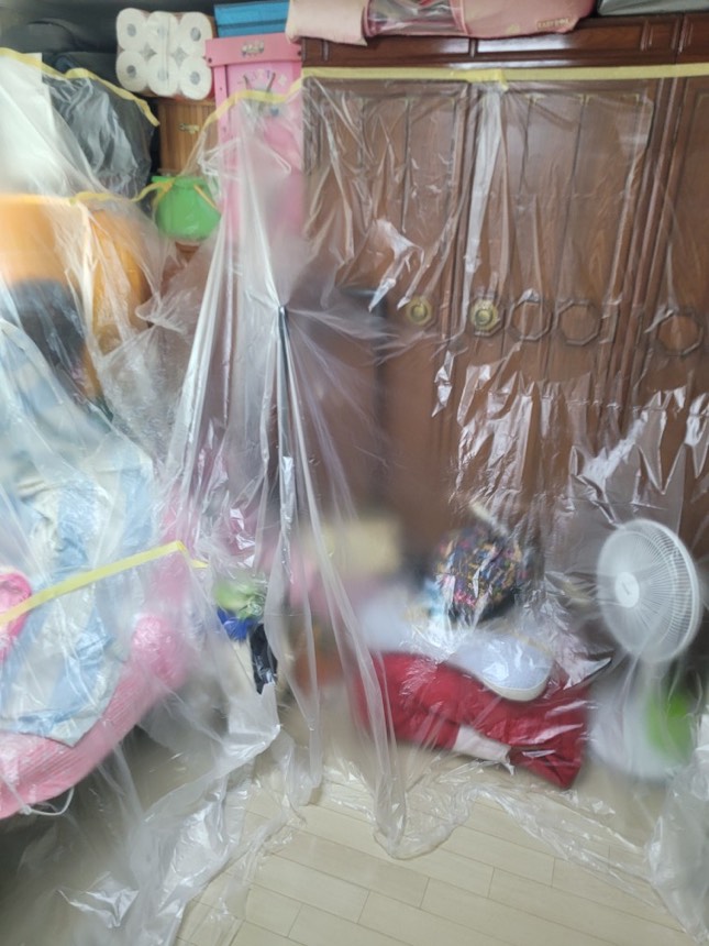 안산 본오동 누수탐지, 냉수배관 부분 교체 후 압력 검사 및 몰탈 마감까지 완벽 해결